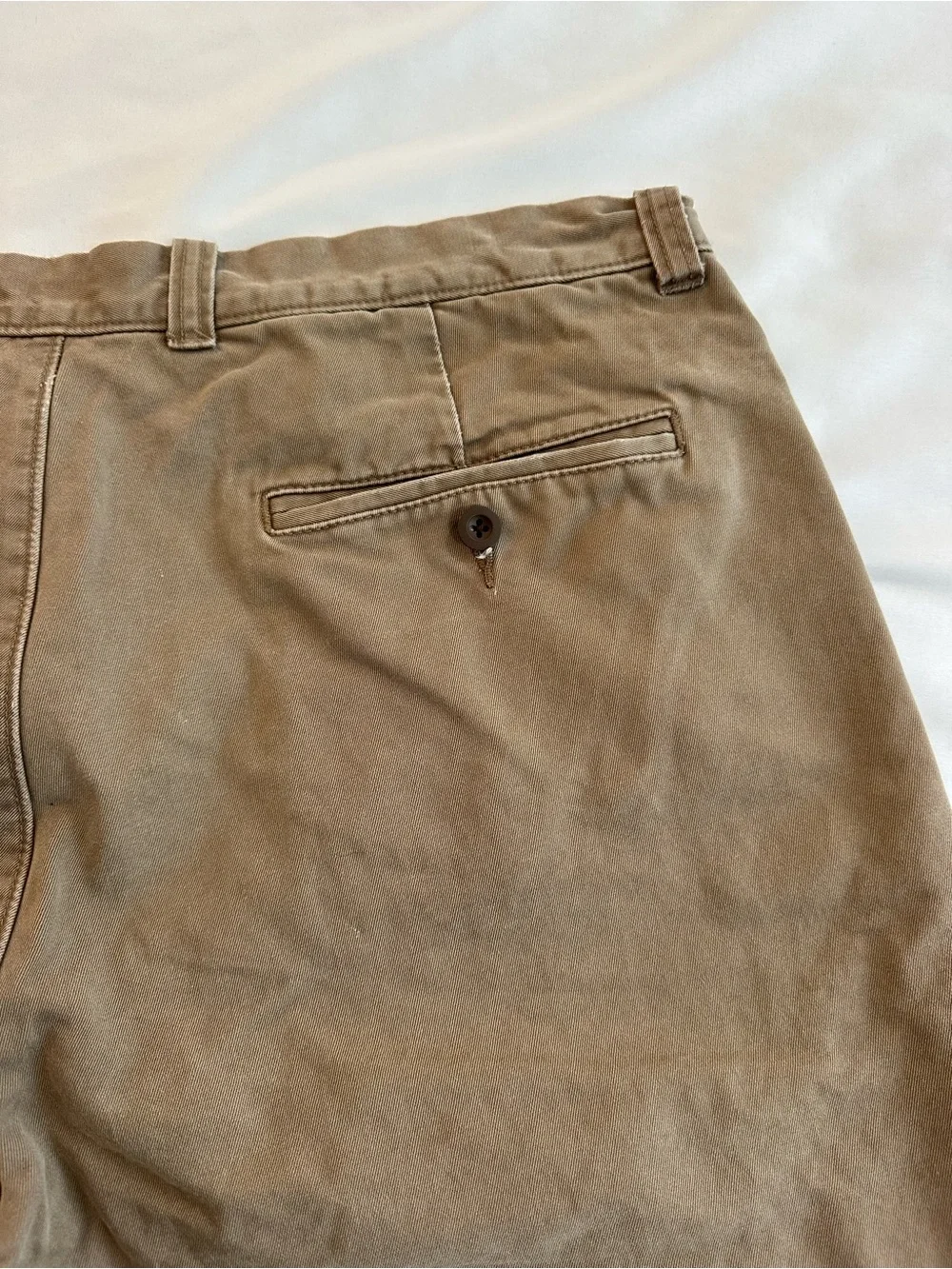 J. Crew Men's Khaki Cotton Chino Shorts - Picture 6 of 6